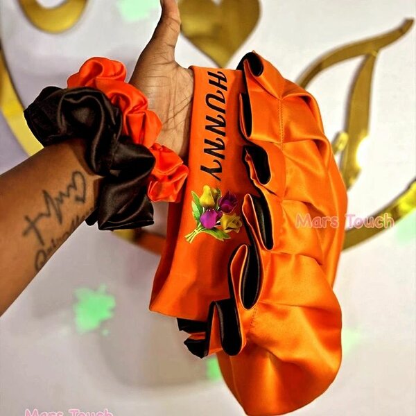 CUSTOMIZED 3 IN 1 HAIR BONNET