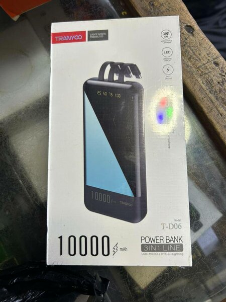 Power Bank 10000mAh 3en1