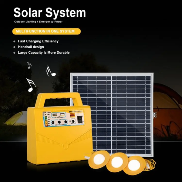 Système d'éclairage solaire portable