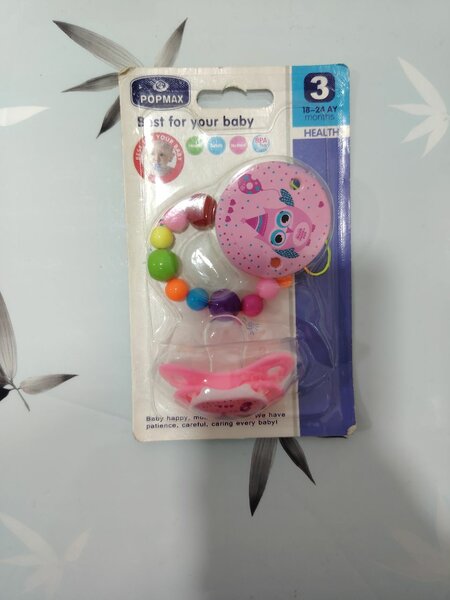 Sucette bébé colorée 3M