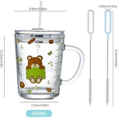 Tasse enfant avec paille 400ML