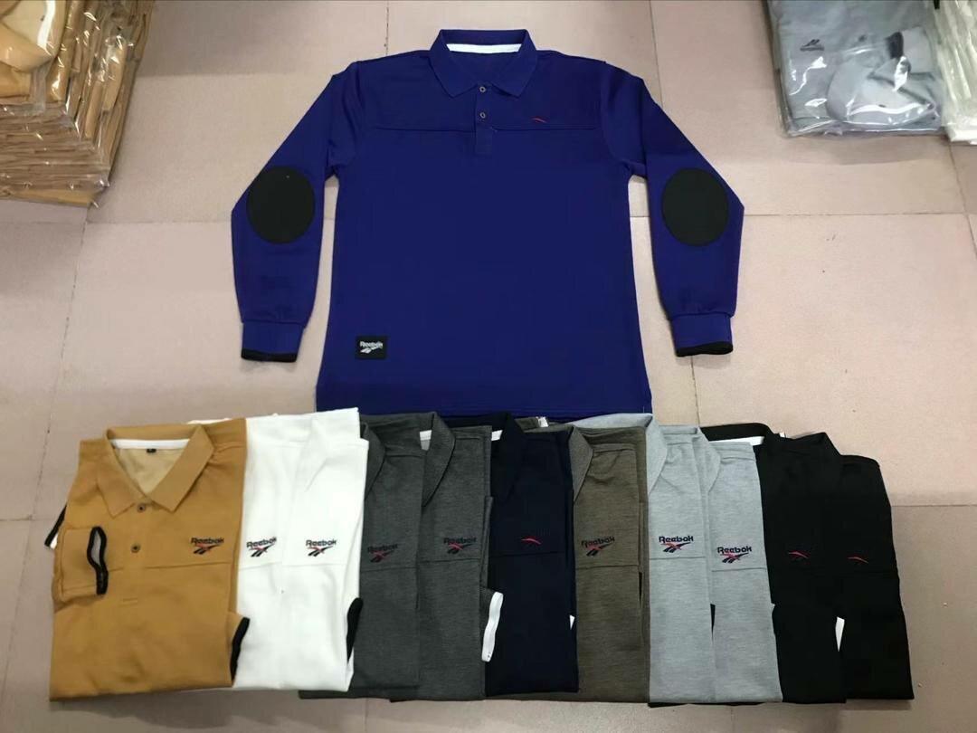 Polos à manches longues rayés