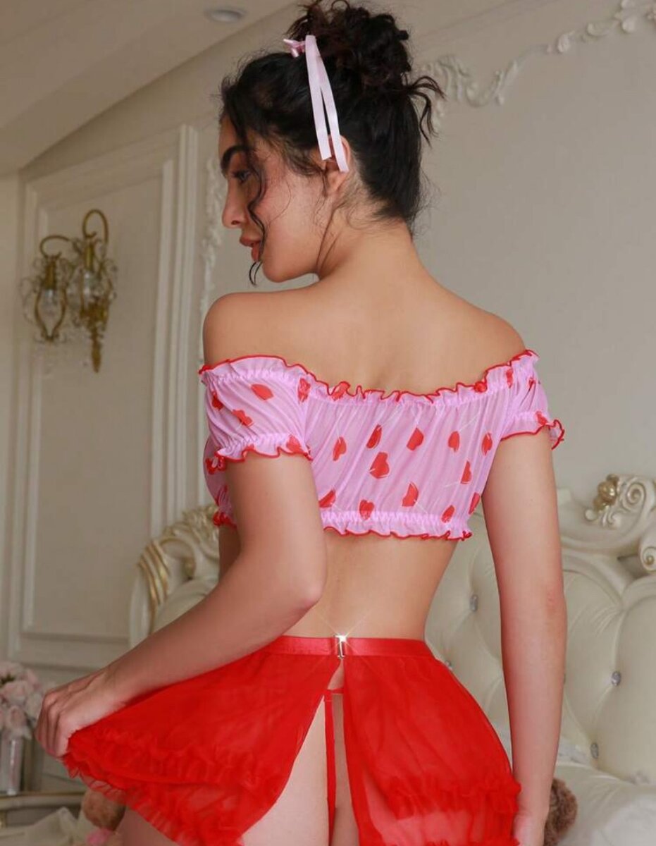 Ensemble Lingerie Sexy Coeur