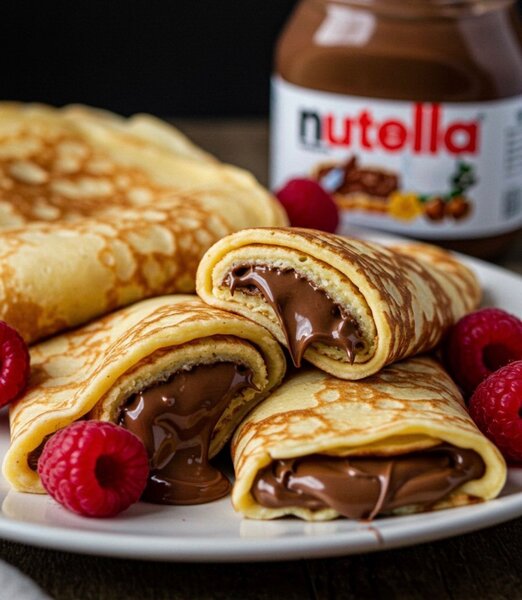 Crêpes fourrées au Nutella
