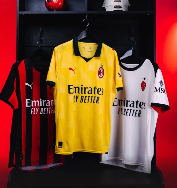 Maillots de football ac Milan