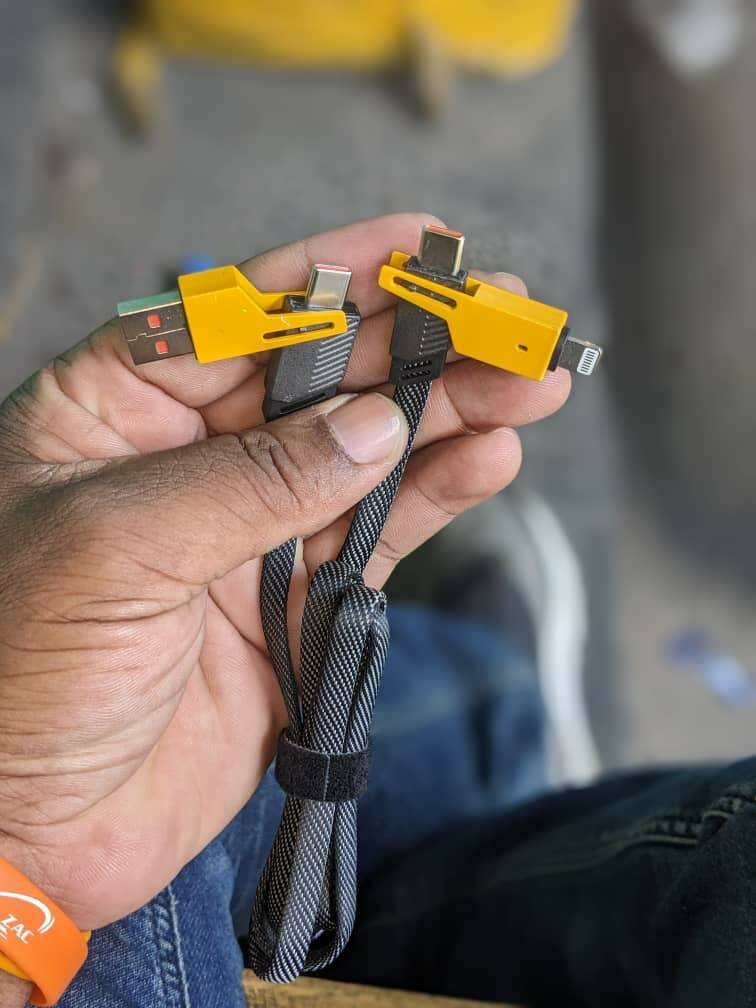 Heavy duty fast phone charging cables