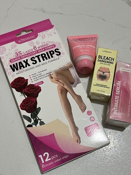 Bandes de cire dépilatoires rapides