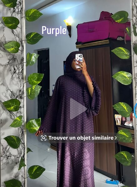 Robe Hijab Élégante Bohème