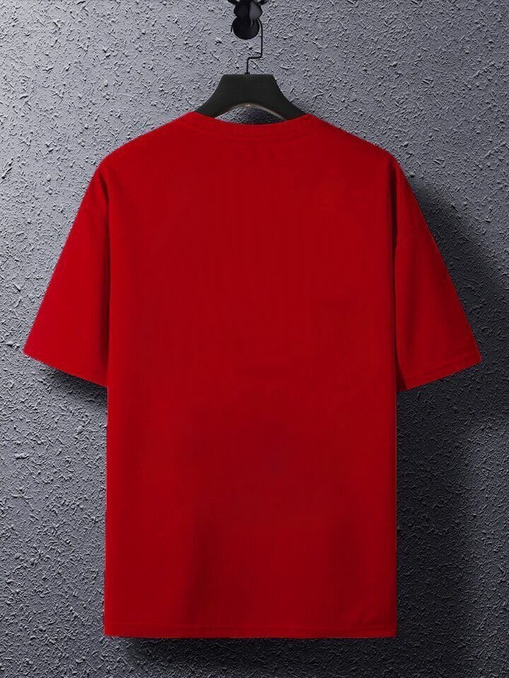 T-shirt rouge classique homme