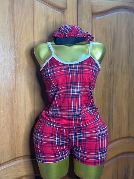 Cozy Plaid Women's Pajama Set