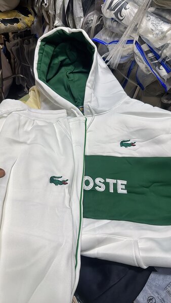 Survêtement Blanc Vert Homme