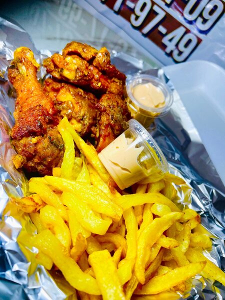 Poulet Buffalo et frites