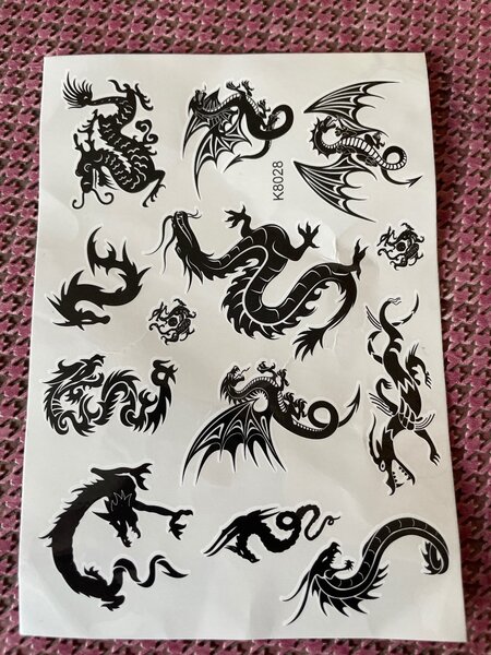 Tatouage temporaire Dragon