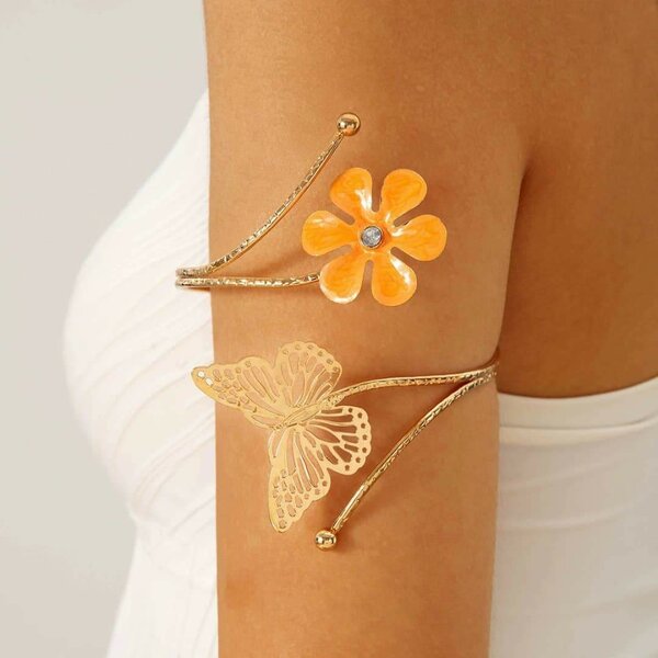 Bracelet de bras floral chic