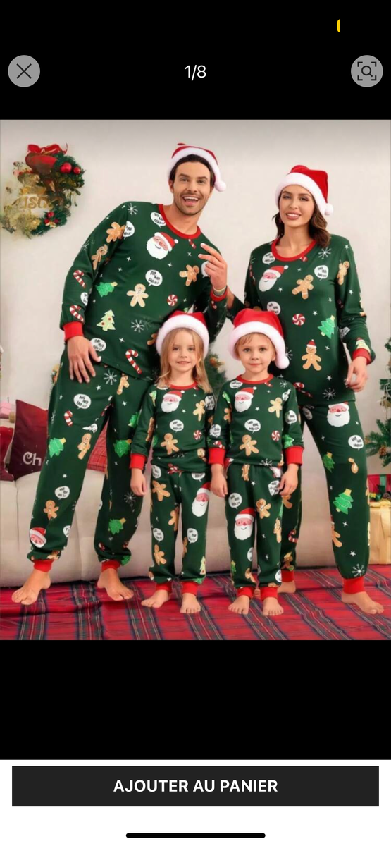 Pyjama de Noël Familial