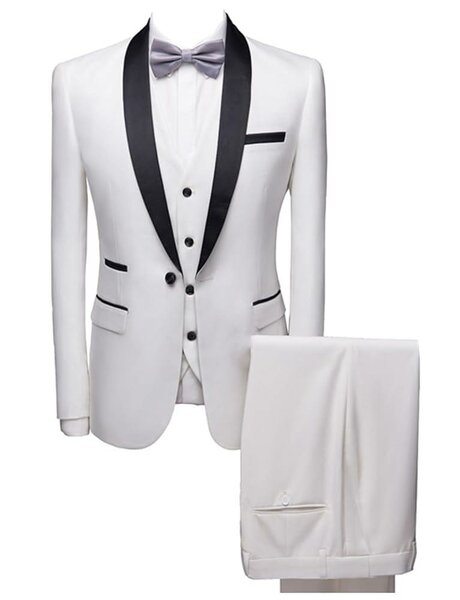 Costume de soirée élégant blanc