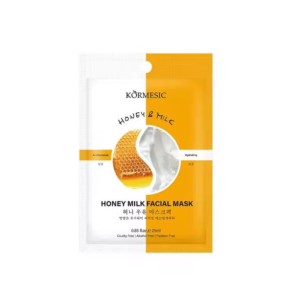 Honey milk facial mask