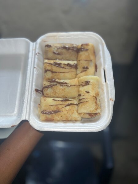 Crêpes fourrées au chocolat