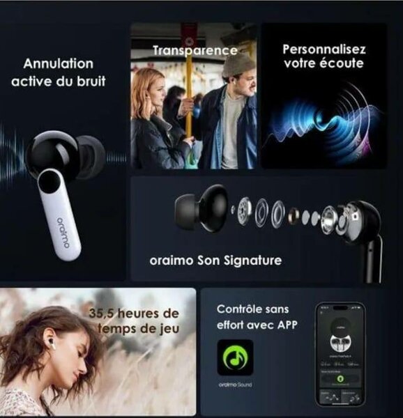 Écouteurs sans fil ORAIMO