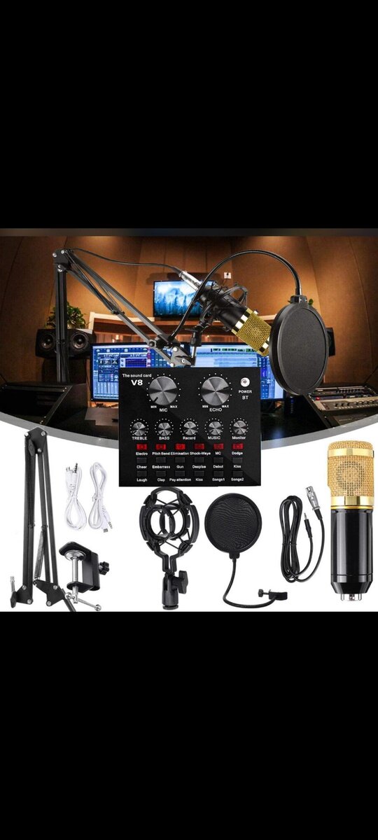 V8 legendary Vocal condenser microphone