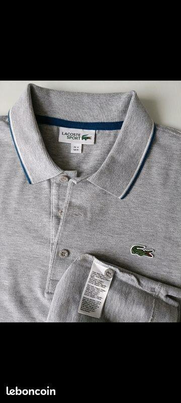 Polo homme gris élégant