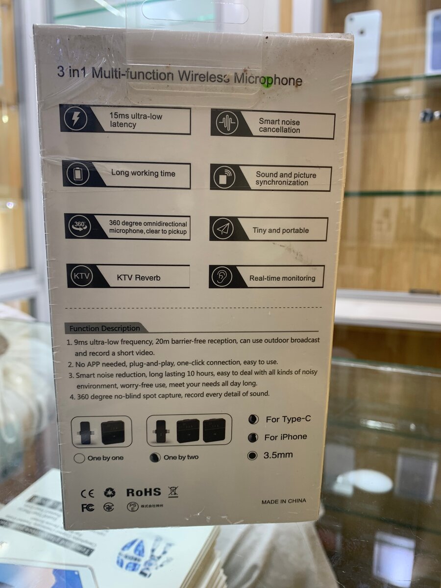 Microphone sans fil SX31 3-en-1