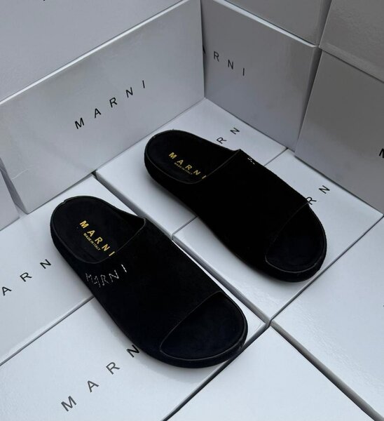 Sandales Noires Marni