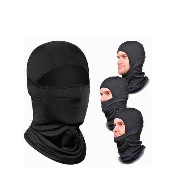 Cagoule noire multifonction