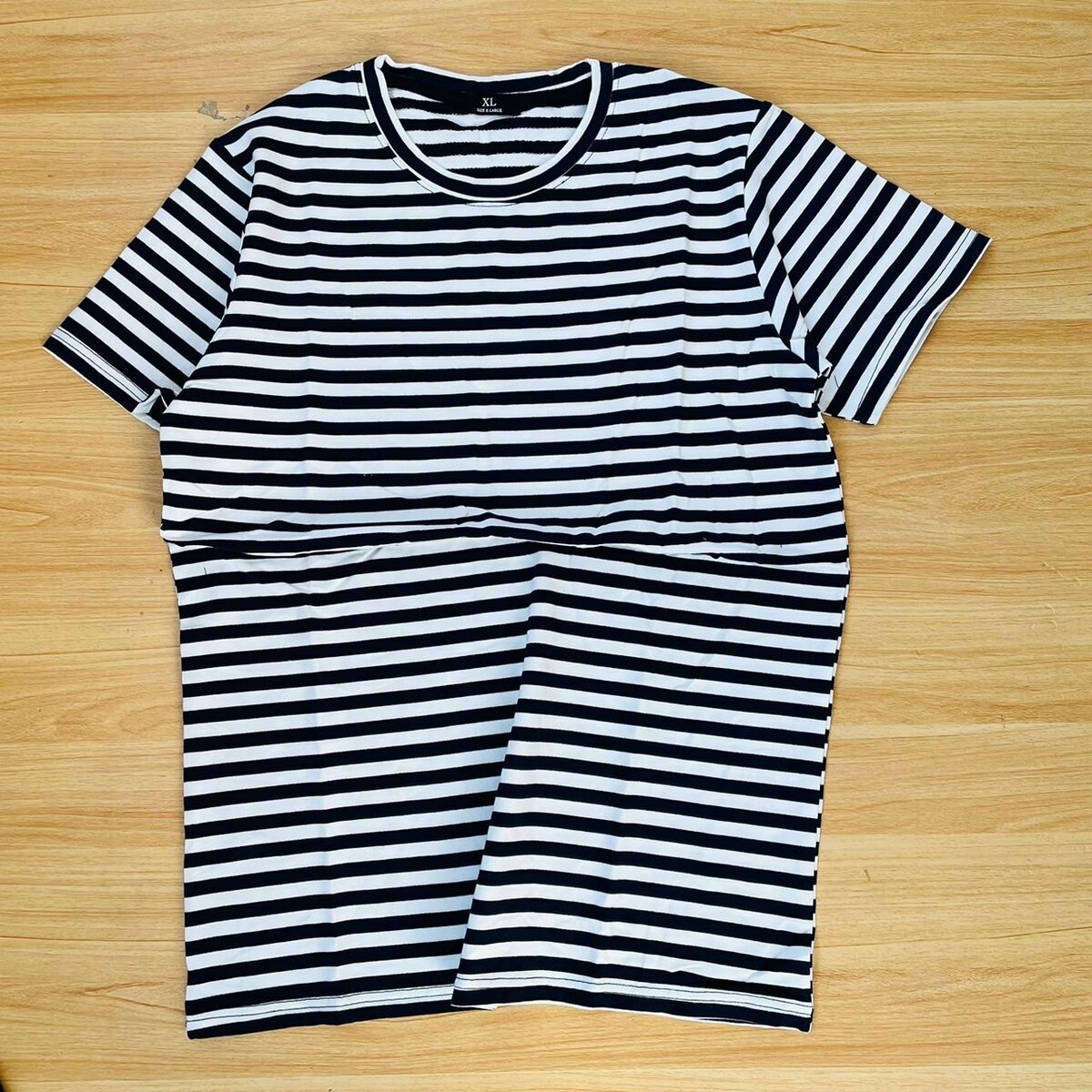 striped cotton T-shirt