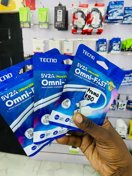 Genuine Tecno Cables Type C & Micro USB