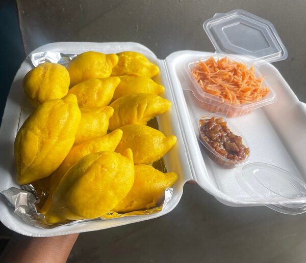 Gâteau jaunes jaunes