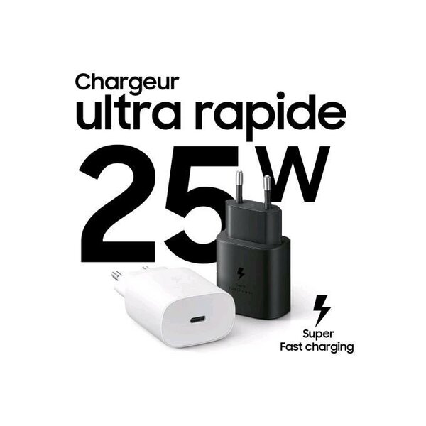 Chargeur Samsung 25W Super Rapide