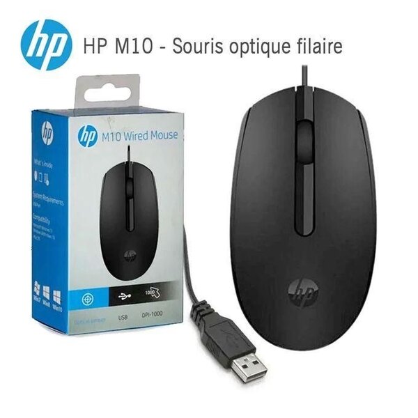 Souris Filaire HP USB M10