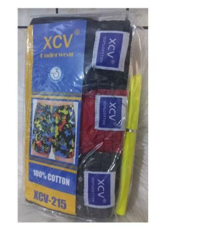 Lot de boxers en coton XCV