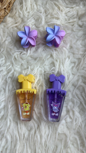 Lot de gloss à lèvre coloré