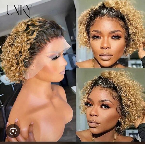 Coupe dame plixe frontal normal