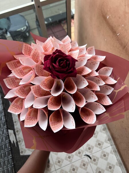 Bouquet de billets unique