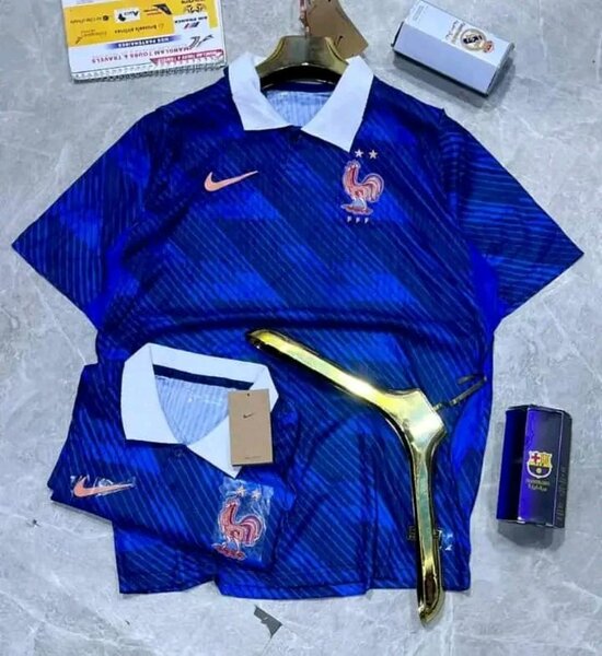 Maillot de foot Nike France bleu