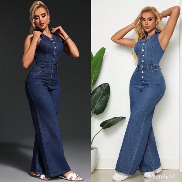 Combinaison en jean élégante