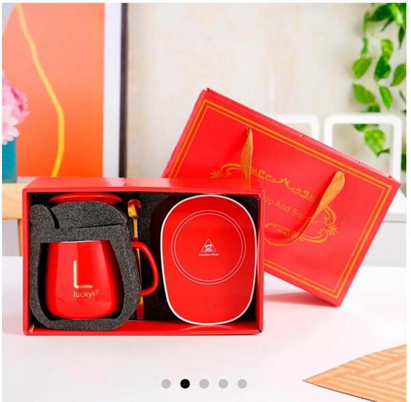 Tasse à café chauffante