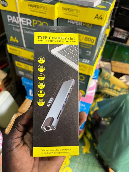 Concentrateur USB C 8-en-1