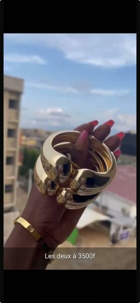 Bracelet tendance doré