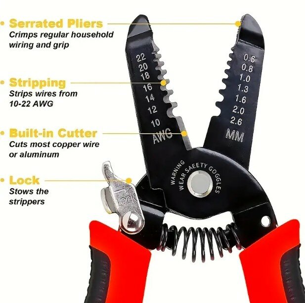 Pinces à dénuder multifonctionnelles