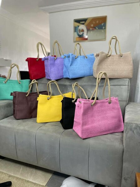 Sac en toile coloré élégant