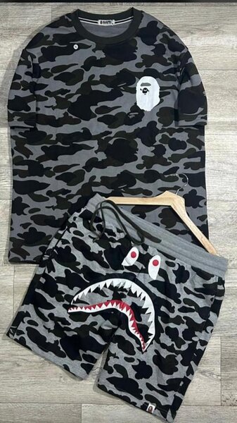 Ensemble T-shirt et Short Camouflage