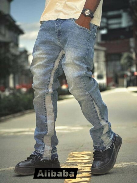 Jean droit décontracté homme