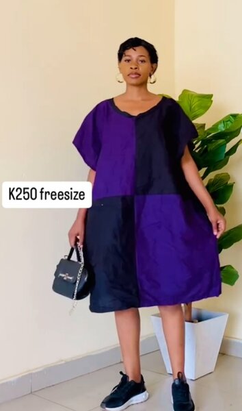 Elegant violet dress