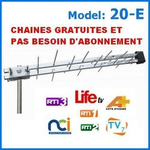 Antenne TV gratuite 20-E
