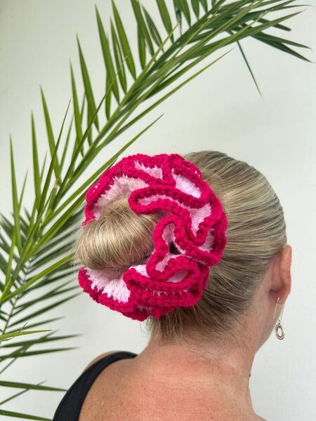 Élastique cheveux crochet