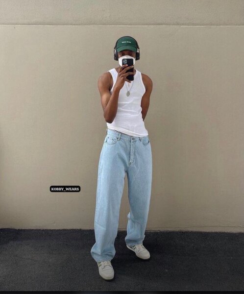 Men baggy jeans